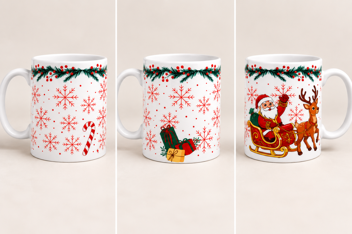 🎄 Tasse personnalisée – Collection de Noël
