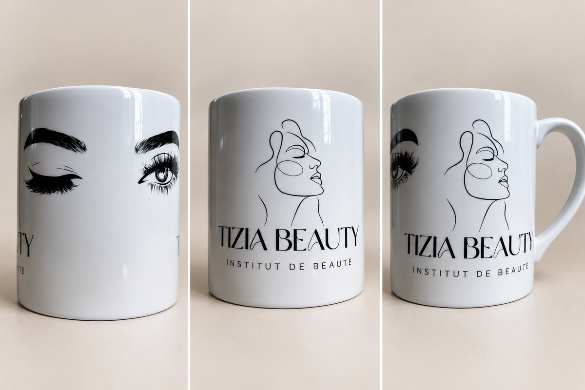 Mug personnalisé – TIZIA BEAUTY 🤍