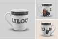🏍️ Tasse personnalisable – Thème Moto & Tigrou 🐯
